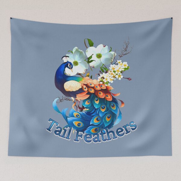 Item preview, Tail Feathers (Peacock) designed and sold by Tripp Art Studio.