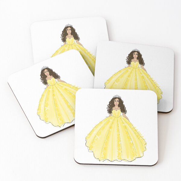 Item preview, Yellow Quince Girl Illustration with Tiara designed and sold by SMillustrations.