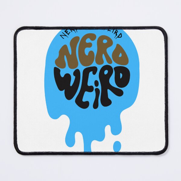 Item preview, vibrant blue drip background with stylized, bubbly typography designed and sold by JAFORMS.