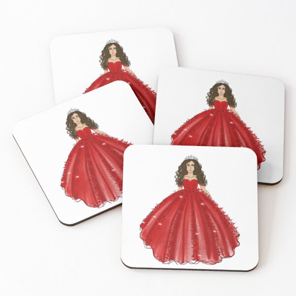 Item preview, Red Quince Girl Illustration with Tiara designed and sold by SMillustrations.