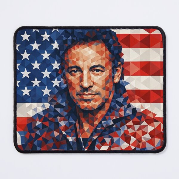 Item preview, Bruce Springsteen The Boss American Flag Art designed and sold by LuluLeb.
