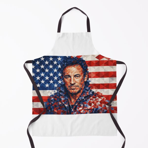 Item preview, Bruce Springsteen The Boss American Flag Art designed and sold by LuluLeb.