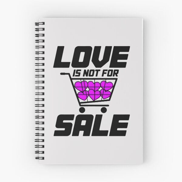 Item preview, Love is Not for Sale Heart Shopping Cart Aesthetic Art designed and sold by SplashTastic.