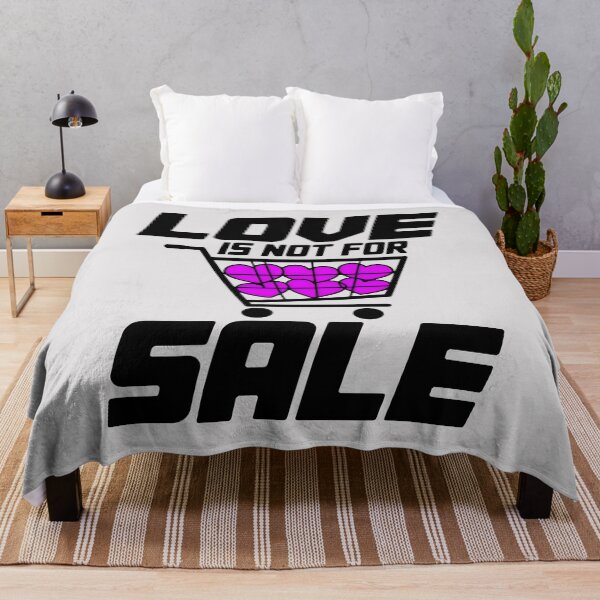 Item preview, Love is Not for Sale Heart Shopping Cart Aesthetic Art designed and sold by SplashTastic.