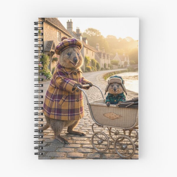 Item preview, Quokka Mom Takes Her Joey Out in Pram designed and sold by Tridentulus.
