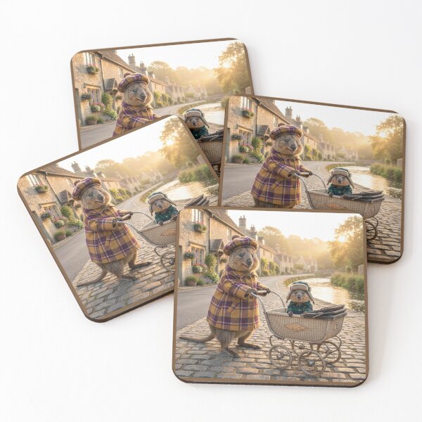 Item preview, Quokka Mom Takes Her Joey Out in Pram designed and sold by Tridentulus.
