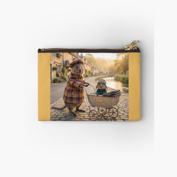 Item preview, Quokka Mom Takes Her Joey Out in Pram designed and sold by Tridentulus.