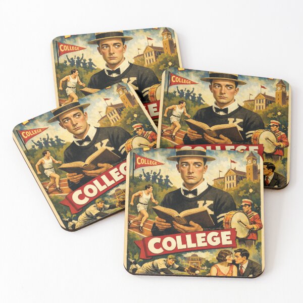 Item preview, College, film, Buster Keaton designed and sold by Mauswohn.