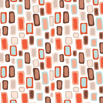 Artwork thumbnail, Retro Rectangles by Limolida