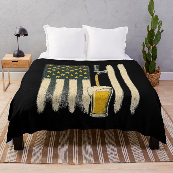Item preview, American Flag Beer Tap Illustration – Vintage Americana Patriotic Artwork designed and sold by flagylART.
