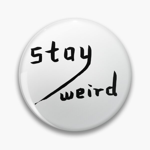 Item preview, "Stay Weird" Minimalist Handlettered Art designed and sold by JiJi Art & design.
