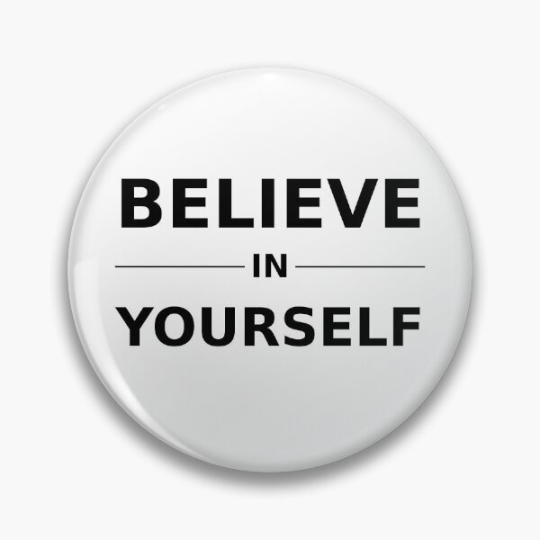 Item preview, Believe In Yourself Confidence Quote Shirt | Clean Minimal White T-Shirt Design designed and sold by MGK22.