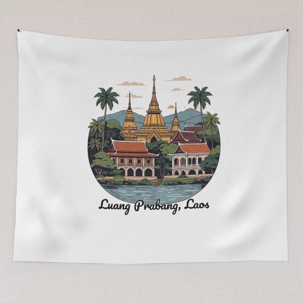Item preview, Luang Prabang Laos Asia designed and sold by Dikshant Goyal.
