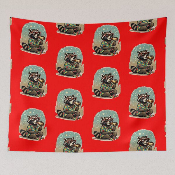 Item preview, The Art of Unwinding, Raccoon Edition. Night Calm with a Touch of Humor. designed and sold by Creative-Sanc.
