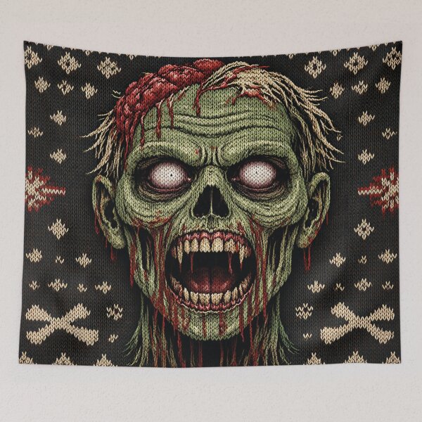 Item preview, Cool zombie, horror knitting pattern designed and sold by Mauswohn.