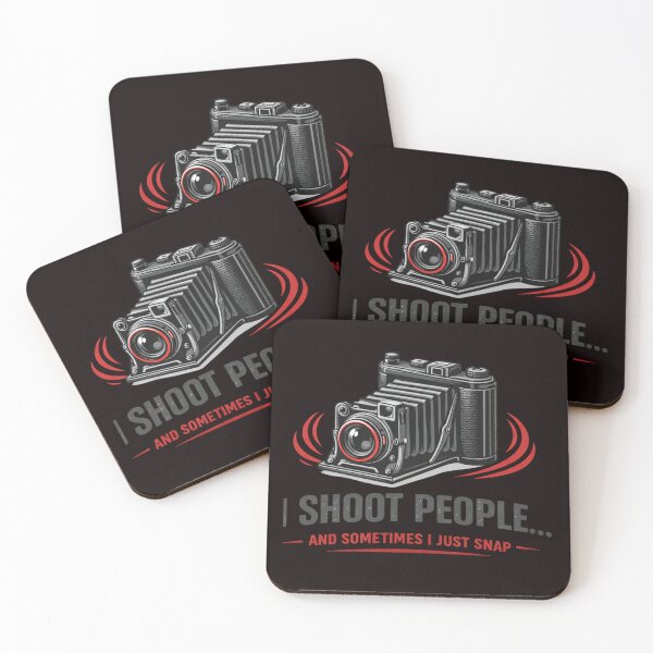 Item preview, I Shoot People – Funny Photography Camera Graphic Tee designed and sold by Tadeusz1.