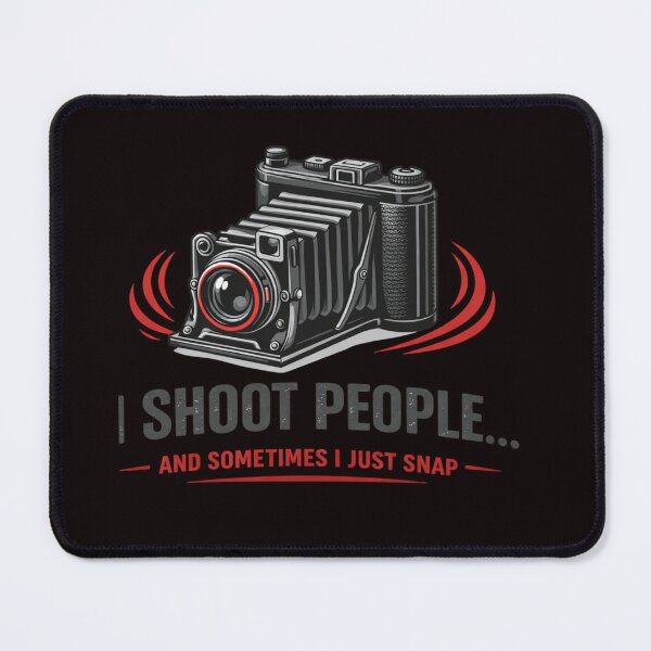 Item preview, I Shoot People – Funny Photography Camera Graphic Tee designed and sold by Tadeusz1.