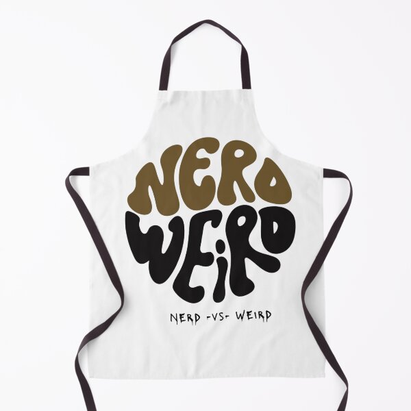 Item preview, Psychedelic Typographic Circle: Nerd vs Weird designed and sold by JAFORMS.