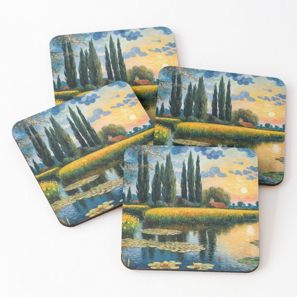 Item preview, Tranquil Lakeside Glow designed and sold by Undersea Ai Art.