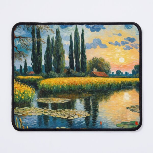 Item preview, Tranquil Lakeside Glow designed and sold by Undersea Ai Art.