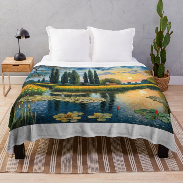 Item preview, Tranquil Lakeside Glow designed and sold by Undersea Ai Art.