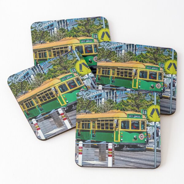 Item preview, City Circle Tram at the Docklands - Melbourne, Victoria, Australia designed and sold by Steven Jodoin.