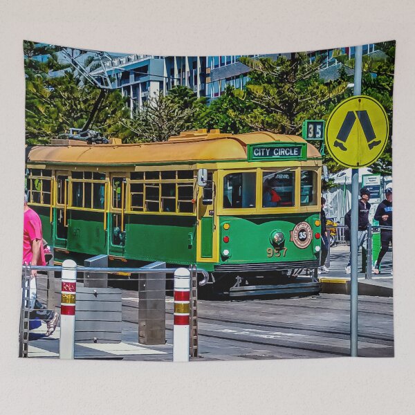 Item preview, City Circle Tram at the Docklands - Melbourne, Victoria, Australia designed and sold by Steven Jodoin.