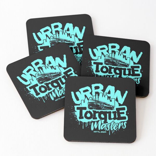 Item preview, Urban Torque Masters Teal Supercar City Skyline Graphic Tee designed and sold by GenZFashion000.