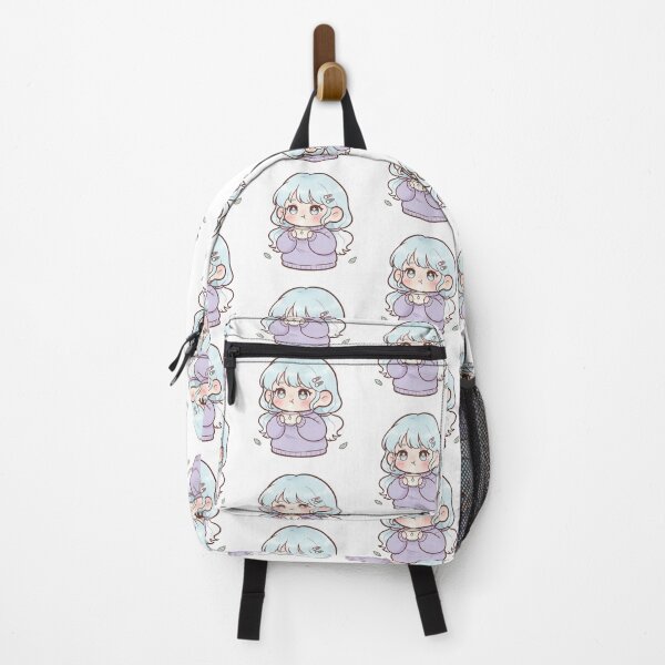 Item preview, Cute Kawaii Coffee Girl Illustration | Cozy Pastel Chibi Character for Stickers & POD designed and sold by CozyPops.