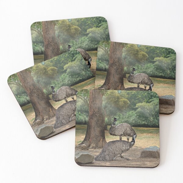 Item preview, Emus Resting in the Australian Bush designed and sold by Michael van der Hoorn.