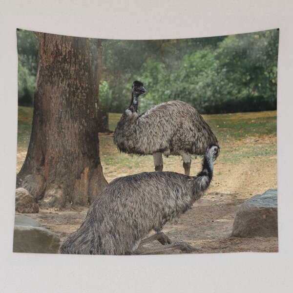 Item preview, Emus Resting in the Australian Bush designed and sold by Michael van der Hoorn.