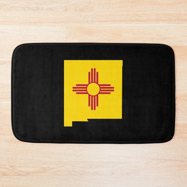 Item preview, New Mexico State Map - Zia Sun Symbol Pride designed and sold by mashmosh.