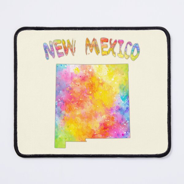 Item preview, Vibrant New Mexico, Artistic Watercolor State Map designed and sold by mashmosh.