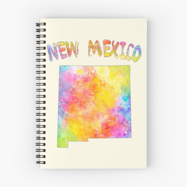 Item preview, Vibrant New Mexico, Artistic Watercolor State Map designed and sold by mashmosh.