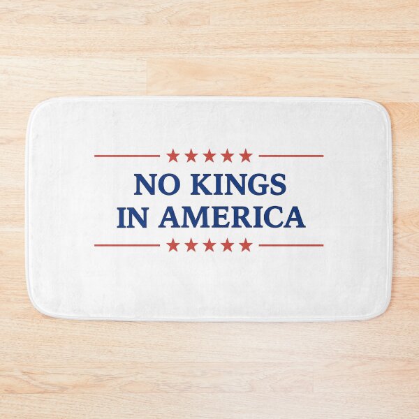 Item preview, No Kings in America Typography – Bold Patriotic Freedom Statement Art designed and sold by flagylART.