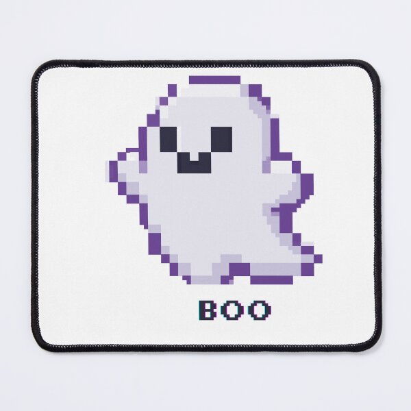 Item preview, Cute Pixel Ghost Boo – Kawaii 8-Bit Halloween Pixel Art Design designed and sold by Kstyle93.