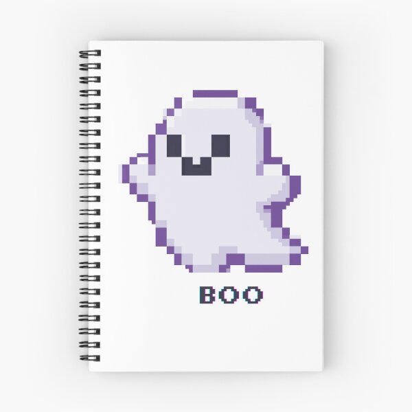 Item preview, Cute Pixel Ghost Boo – Kawaii 8-Bit Halloween Pixel Art Design designed and sold by Kstyle93.