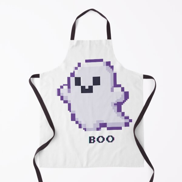 Item preview, Cute Pixel Ghost Boo – Kawaii 8-Bit Halloween Pixel Art Design designed and sold by Kstyle93.