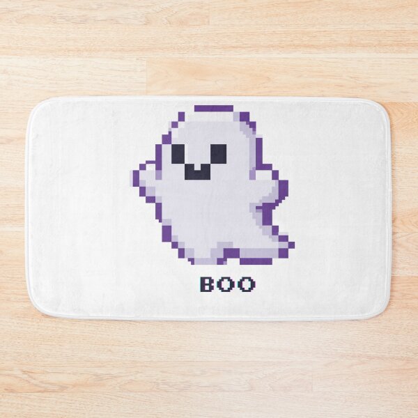 Item preview, Cute Pixel Ghost Boo – Kawaii 8-Bit Halloween Pixel Art Design designed and sold by Kstyle93.