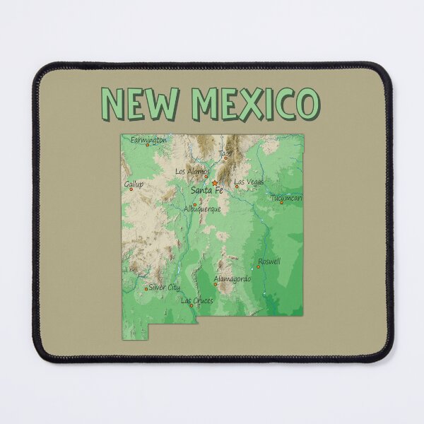 Item preview, New Mexico State Retro Map - Vintage Land of Enchantment Art designed and sold by mashmosh.