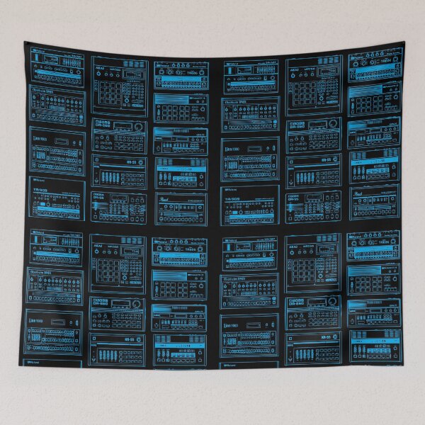 Item preview, Beat Makers - Drum Machines - In Blue designed and sold by Kathunk Designs.