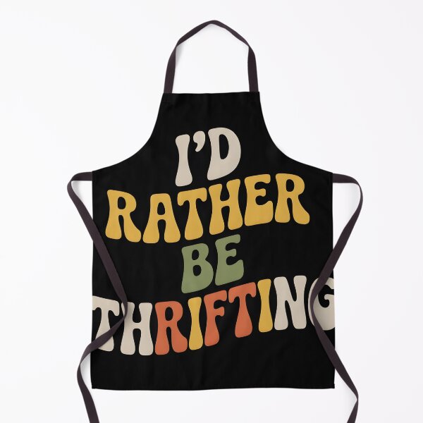 Item preview, Vintage I’d Rather Be Thrifting Retro Typography Shirt designed and sold by Viktorio Art Shop.