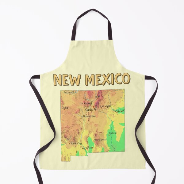Item preview, New Mexico Topographic Vintage Map Art designed and sold by mashmosh.