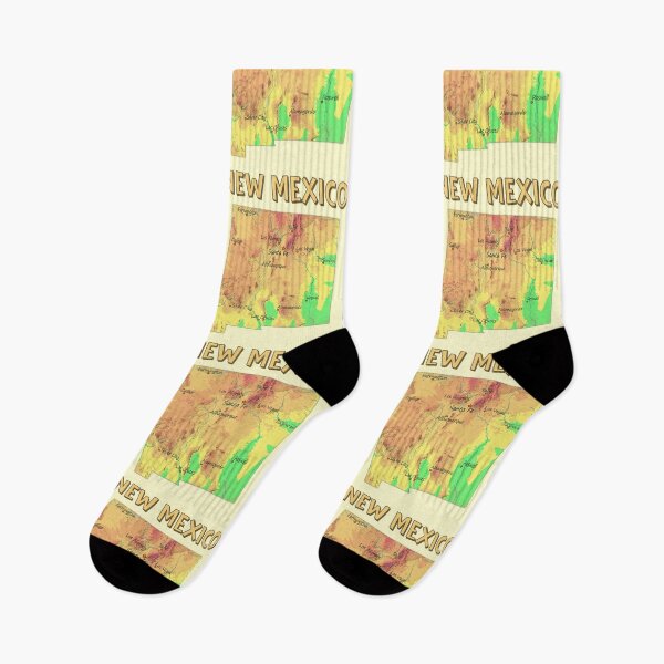 Item preview, New Mexico Topographic Vintage Map Art designed and sold by mashmosh.