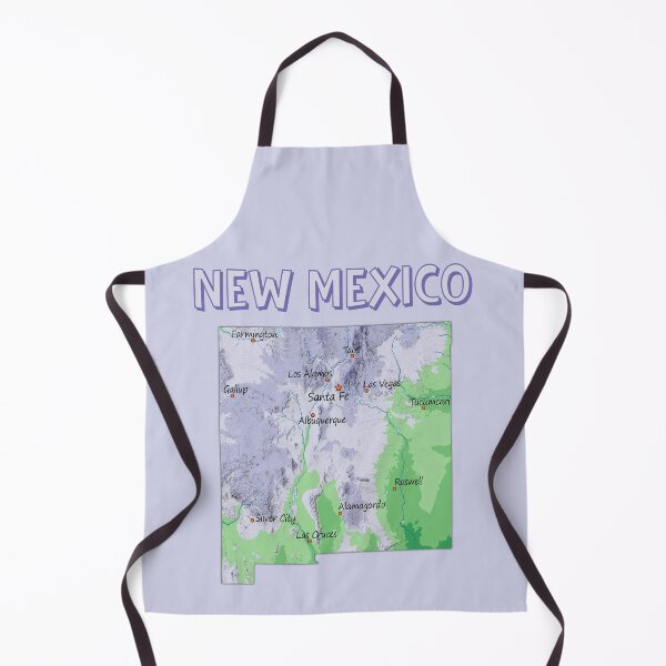 Item preview, New Mexico Artistic Topographic Map Art designed and sold by mashmosh.