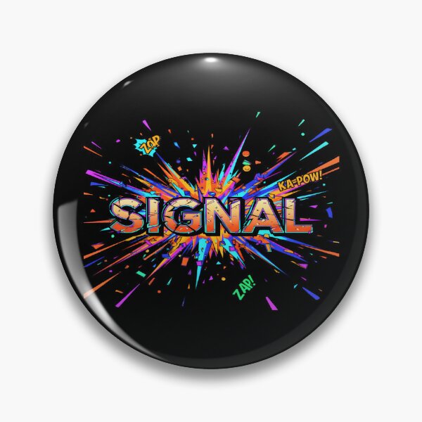 Item preview, SIGNAL Comic Book Explosion - Retro Pop Art Style designed and sold by Dakson Design - Fantasy Art.