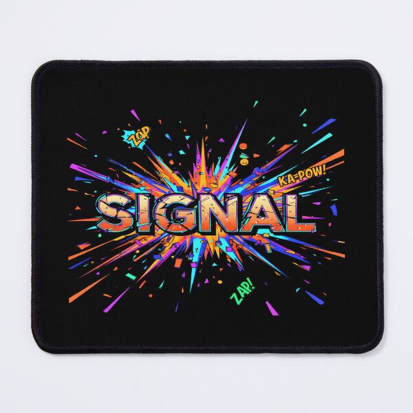 Item preview, SIGNAL Comic Book Explosion - Retro Pop Art Style designed and sold by Dakson Design - Fantasy Art.