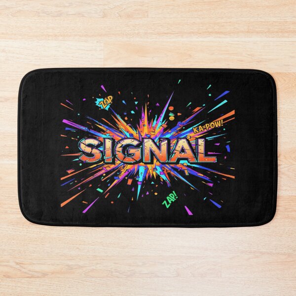 Item preview, SIGNAL Comic Book Explosion - Retro Pop Art Style designed and sold by Dakson Design - Fantasy Art.