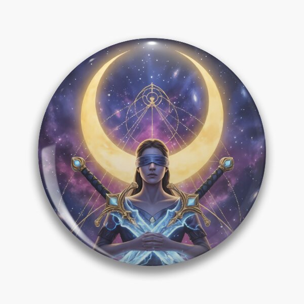 Item preview, Two of Swords - Cosmic Tarot Edition designed and sold by KYOFRAME.