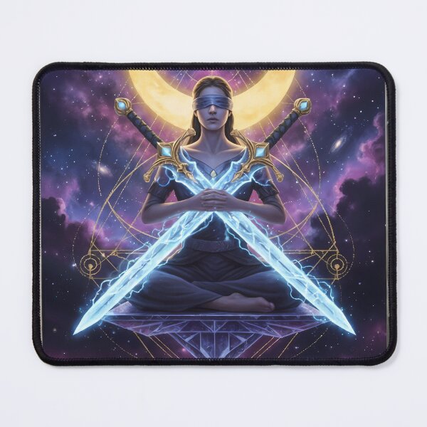 Item preview, Two of Swords - Cosmic Tarot Edition designed and sold by KYOFRAME.